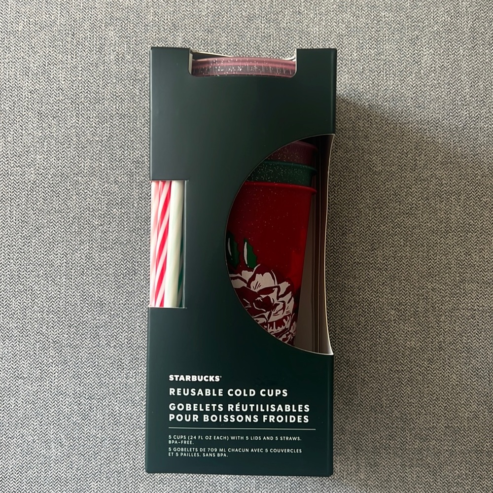 Starbucks Holiday Shimmer Reusable Cold Cuos